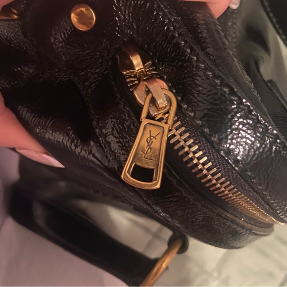 YSL Muse Enamel Patent Handbag - Picture 4 of 16